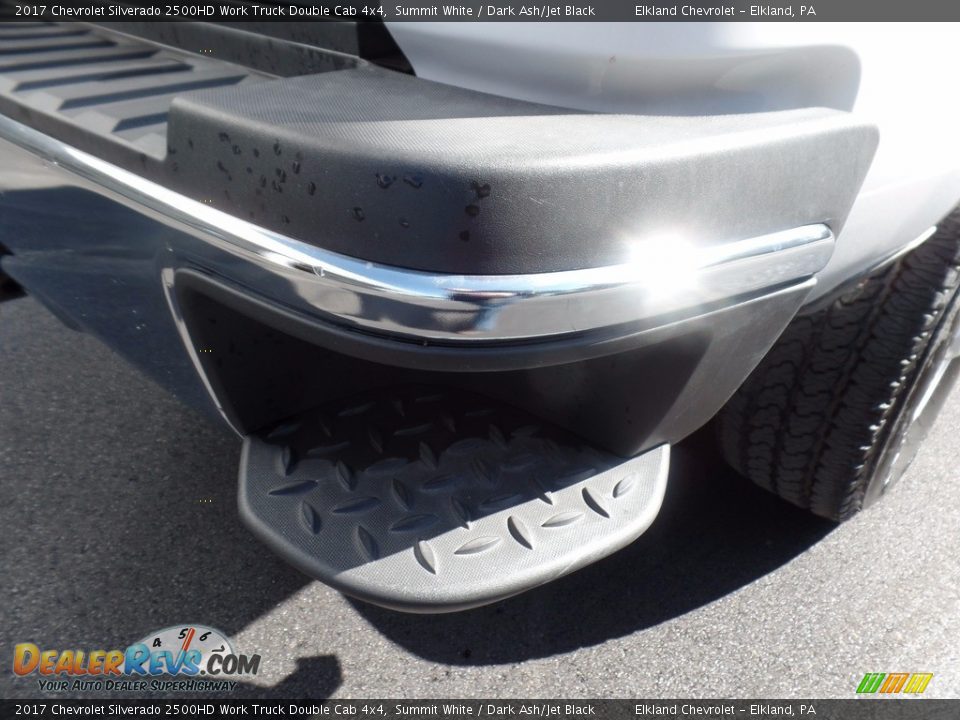 2017 Chevrolet Silverado 2500HD Work Truck Double Cab 4x4 Summit White / Dark Ash/Jet Black Photo #12