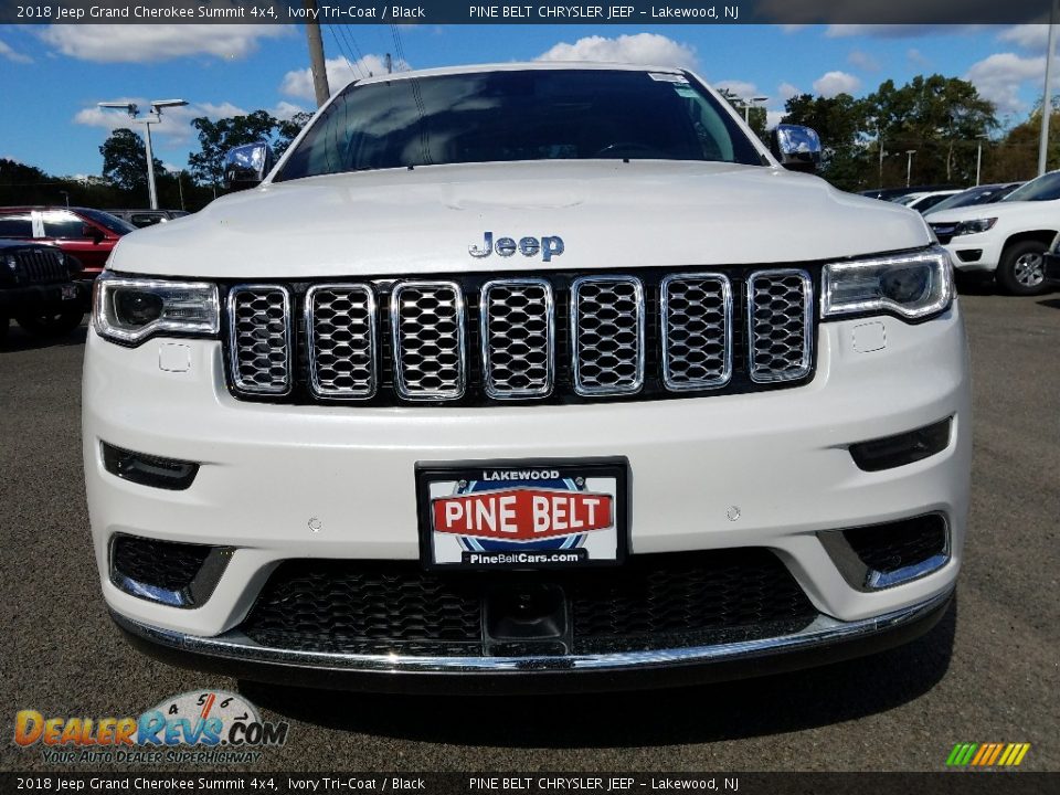 2018 Jeep Grand Cherokee Summit 4x4 Ivory Tri-Coat / Black Photo #2