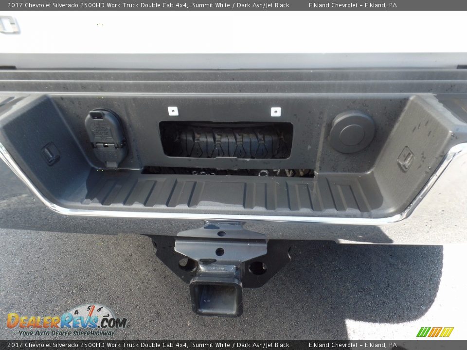 2017 Chevrolet Silverado 2500HD Work Truck Double Cab 4x4 Summit White / Dark Ash/Jet Black Photo #13