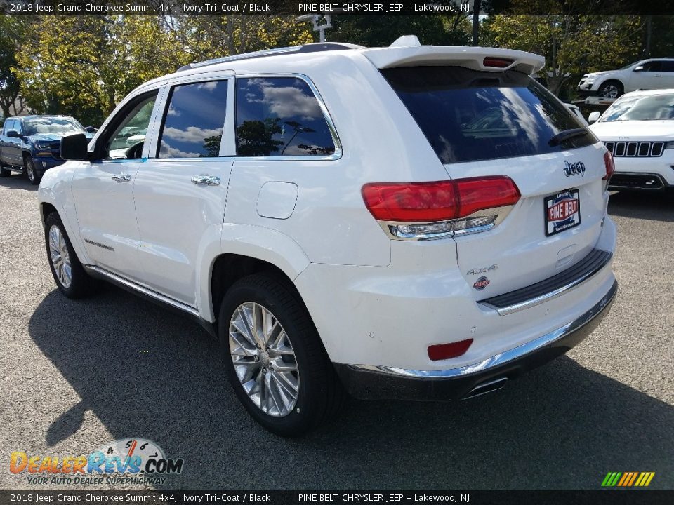 2018 Jeep Grand Cherokee Summit 4x4 Ivory Tri-Coat / Black Photo #4