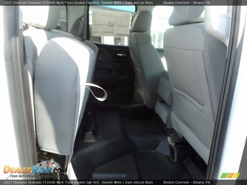 2017 Chevrolet Silverado 2500HD Work Truck Double Cab 4x4 Summit White / Dark Ash/Jet Black Photo #17