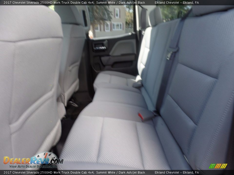 2017 Chevrolet Silverado 2500HD Work Truck Double Cab 4x4 Summit White / Dark Ash/Jet Black Photo #18