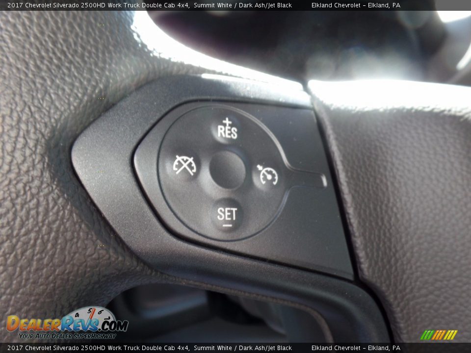 2017 Chevrolet Silverado 2500HD Work Truck Double Cab 4x4 Summit White / Dark Ash/Jet Black Photo #23