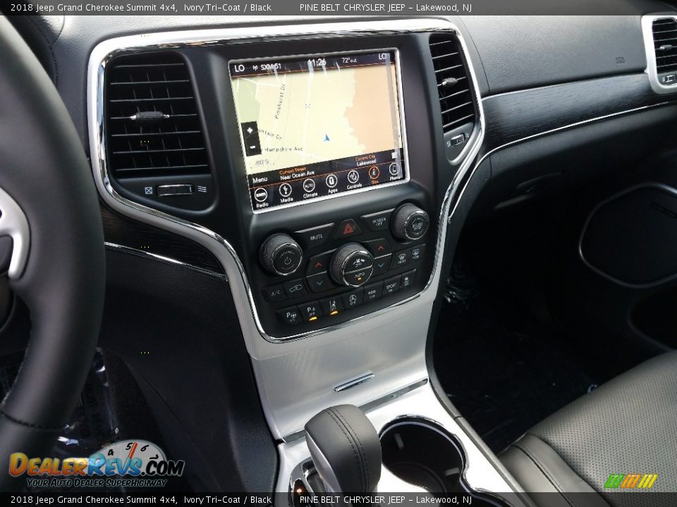 2018 Jeep Grand Cherokee Summit 4x4 Ivory Tri-Coat / Black Photo #10