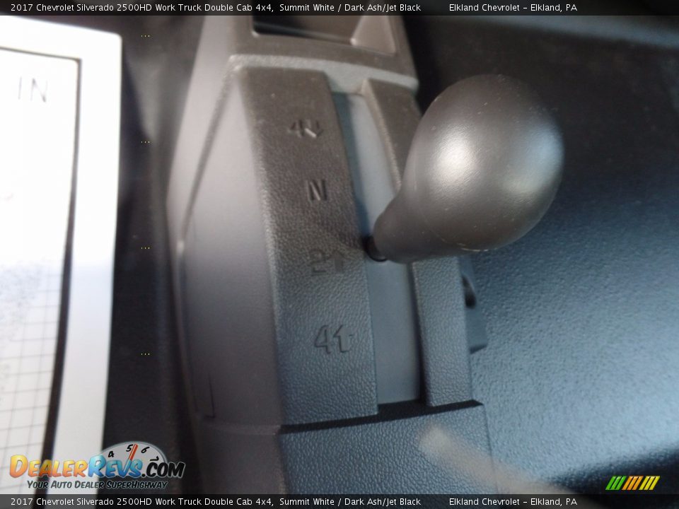 2017 Chevrolet Silverado 2500HD Work Truck Double Cab 4x4 Summit White / Dark Ash/Jet Black Photo #24