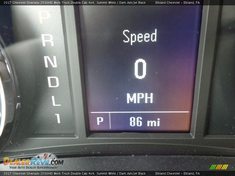 2017 Chevrolet Silverado 2500HD Work Truck Double Cab 4x4 Summit White / Dark Ash/Jet Black Photo #25