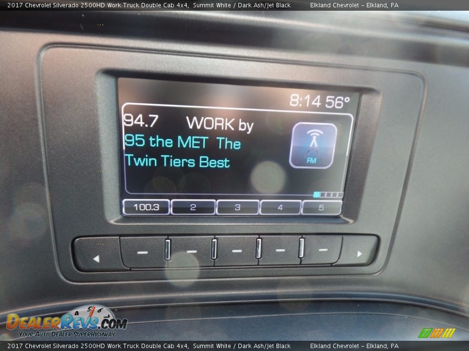 2017 Chevrolet Silverado 2500HD Work Truck Double Cab 4x4 Summit White / Dark Ash/Jet Black Photo #27