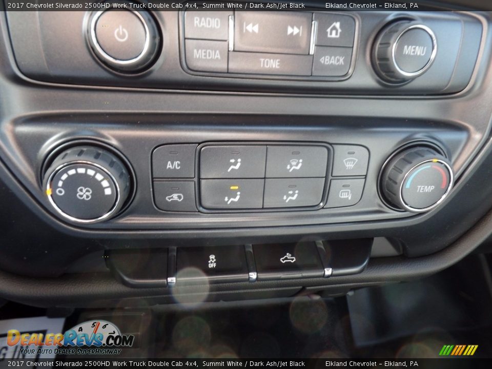 2017 Chevrolet Silverado 2500HD Work Truck Double Cab 4x4 Summit White / Dark Ash/Jet Black Photo #29