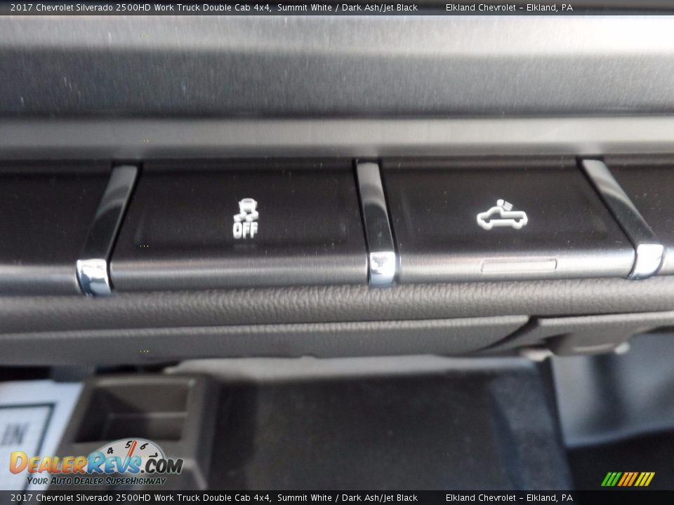 2017 Chevrolet Silverado 2500HD Work Truck Double Cab 4x4 Summit White / Dark Ash/Jet Black Photo #30