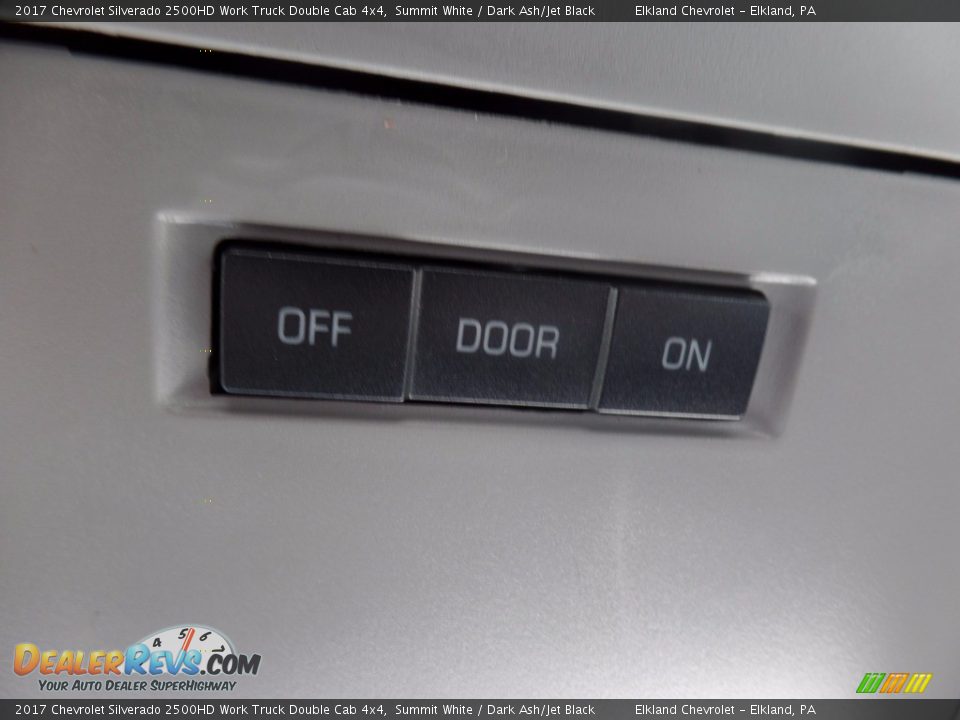 2017 Chevrolet Silverado 2500HD Work Truck Double Cab 4x4 Summit White / Dark Ash/Jet Black Photo #31