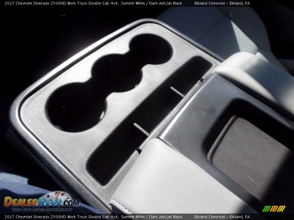 2017 Chevrolet Silverado 2500HD Work Truck Double Cab 4x4 Summit White / Dark Ash/Jet Black Photo #32