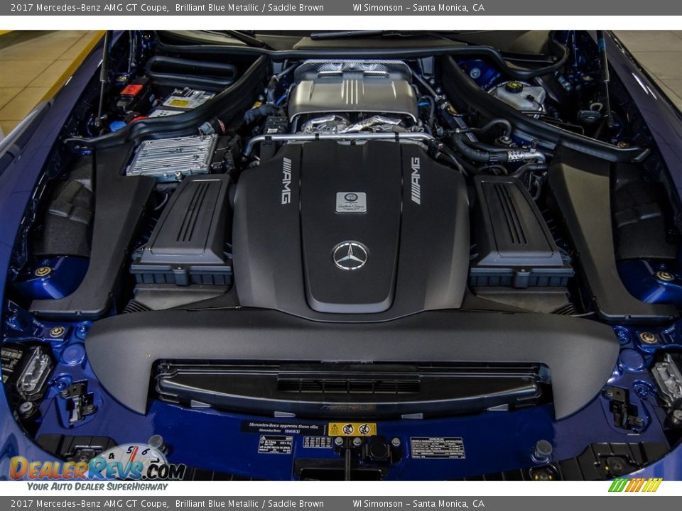 2017 Mercedes-Benz AMG GT Coupe 4.0 Liter AMG Twin-Turbocharged DOHC 32-Valve VVT V8 Engine Photo #8