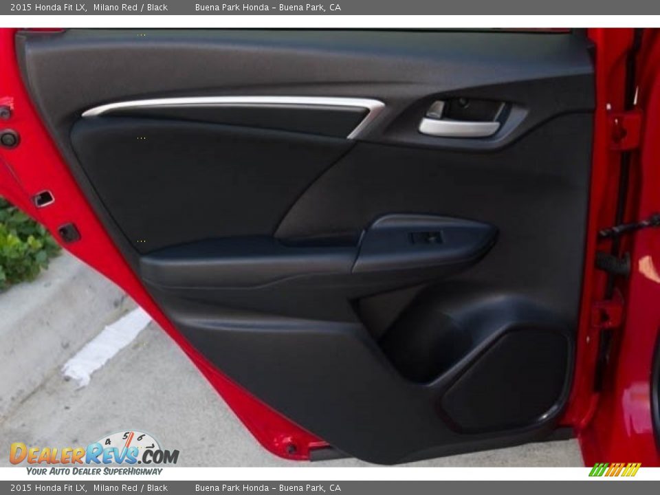 2015 Honda Fit LX Milano Red / Black Photo #23