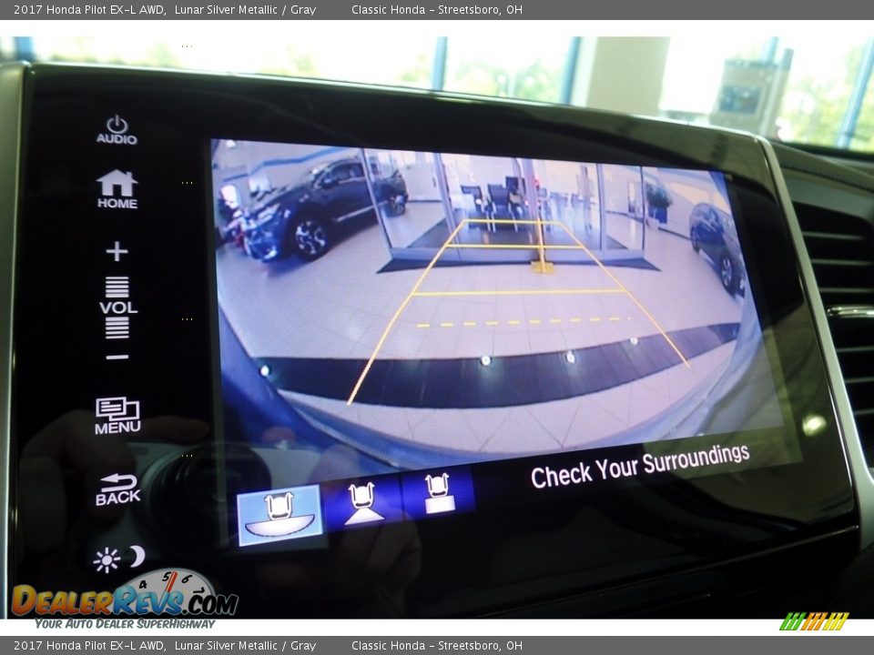 2017 Honda Pilot EX-L AWD Lunar Silver Metallic / Gray Photo #14