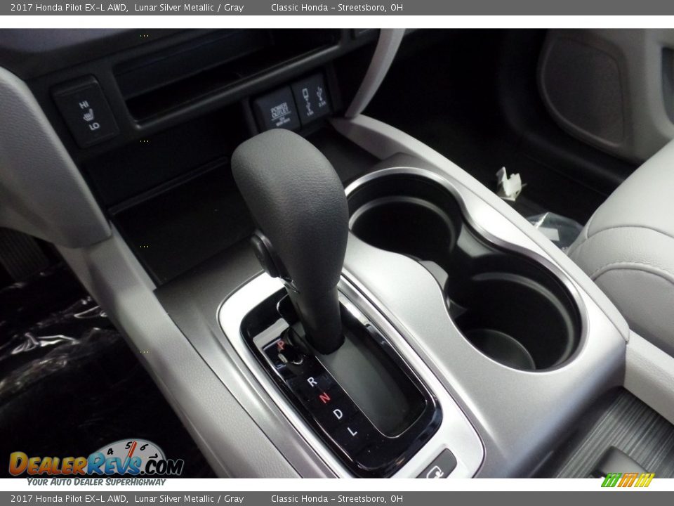 2017 Honda Pilot EX-L AWD Lunar Silver Metallic / Gray Photo #15