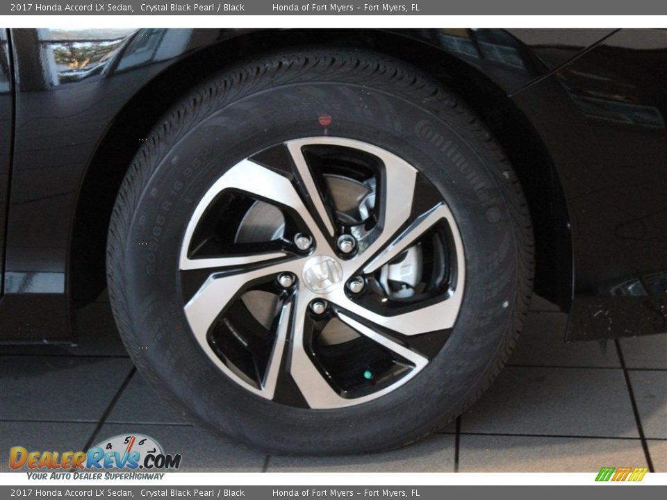 2017 Honda Accord LX Sedan Crystal Black Pearl / Black Photo #2