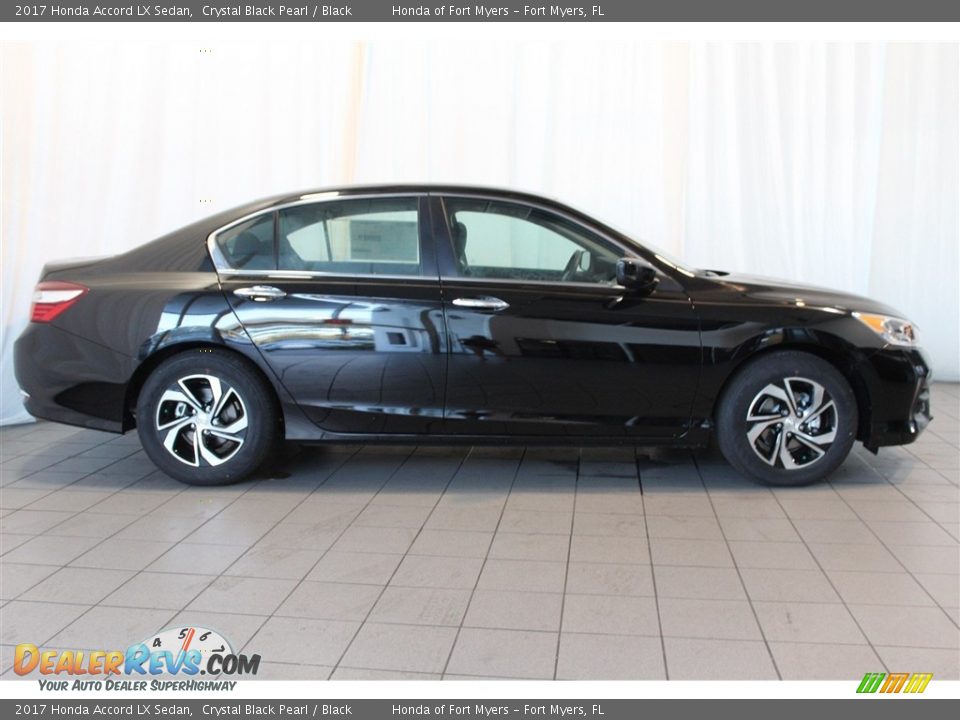 2017 Honda Accord LX Sedan Crystal Black Pearl / Black Photo #3