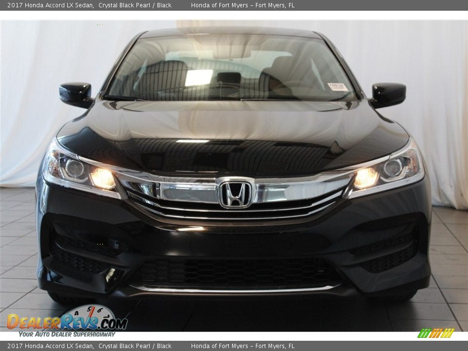 2017 Honda Accord LX Sedan Crystal Black Pearl / Black Photo #4