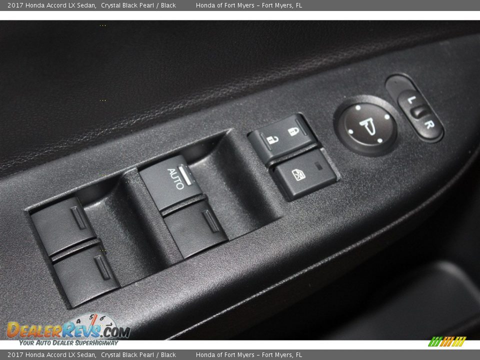 2017 Honda Accord LX Sedan Crystal Black Pearl / Black Photo #8