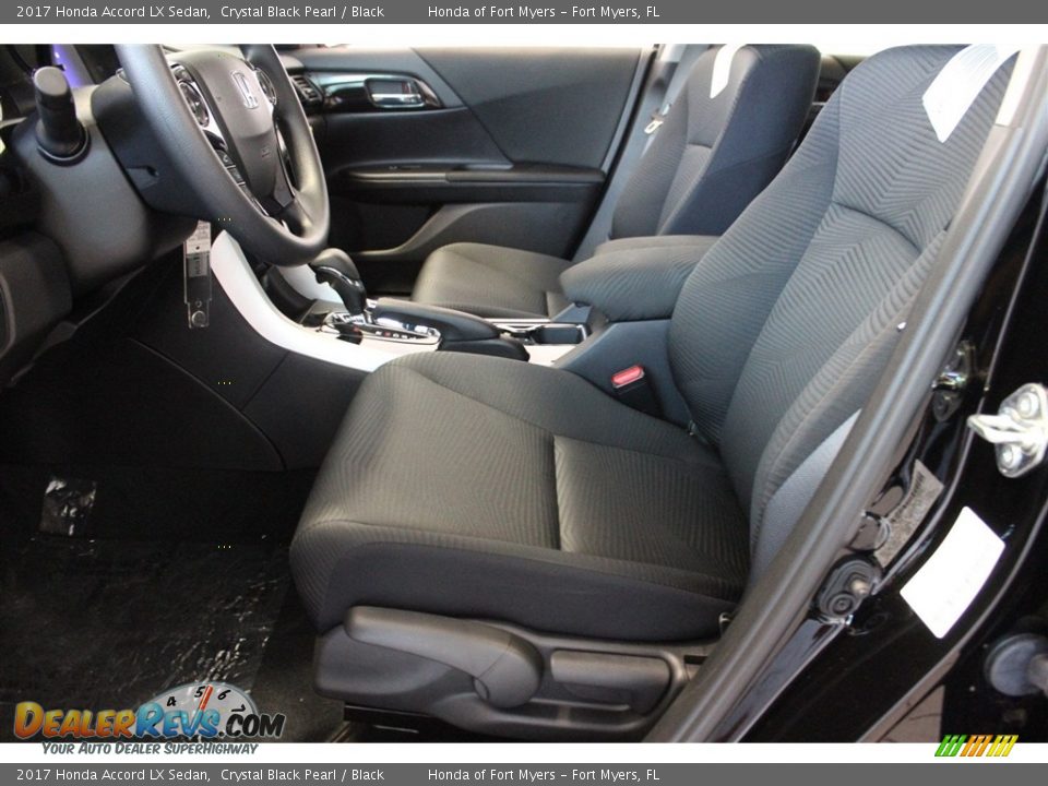 2017 Honda Accord LX Sedan Crystal Black Pearl / Black Photo #9