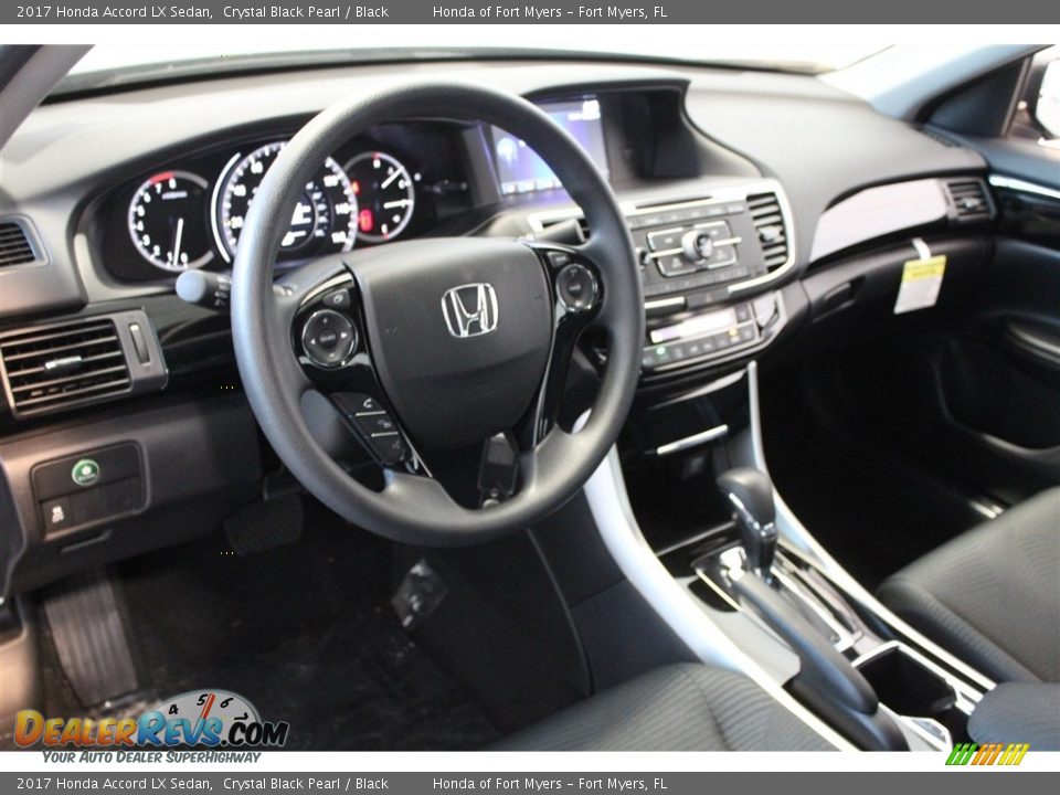 2017 Honda Accord LX Sedan Crystal Black Pearl / Black Photo #10