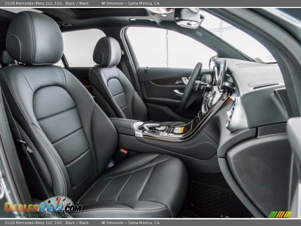 2018 Mercedes-Benz GLC 300 Black / Black Photo #2