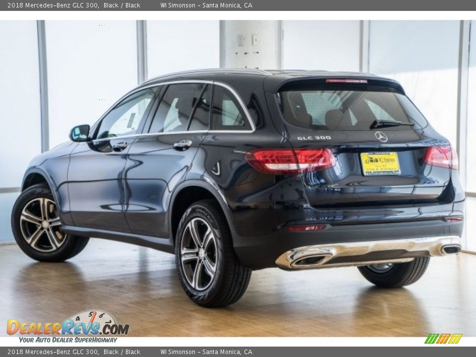 2018 Mercedes-Benz GLC 300 Black / Black Photo #3