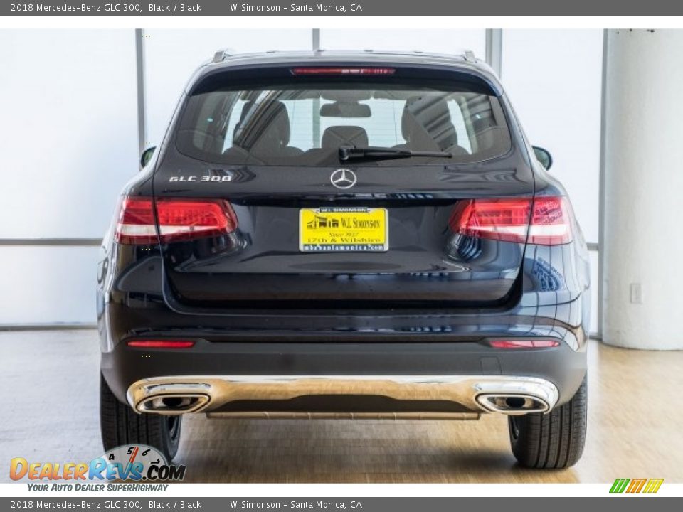 2018 Mercedes-Benz GLC 300 Black / Black Photo #4