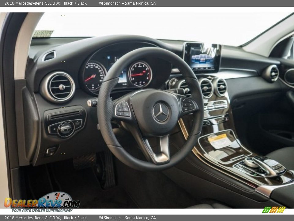 2018 Mercedes-Benz GLC 300 Black / Black Photo #6