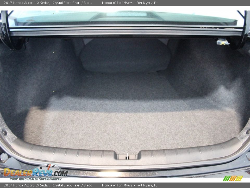 2017 Honda Accord LX Sedan Crystal Black Pearl / Black Photo #25