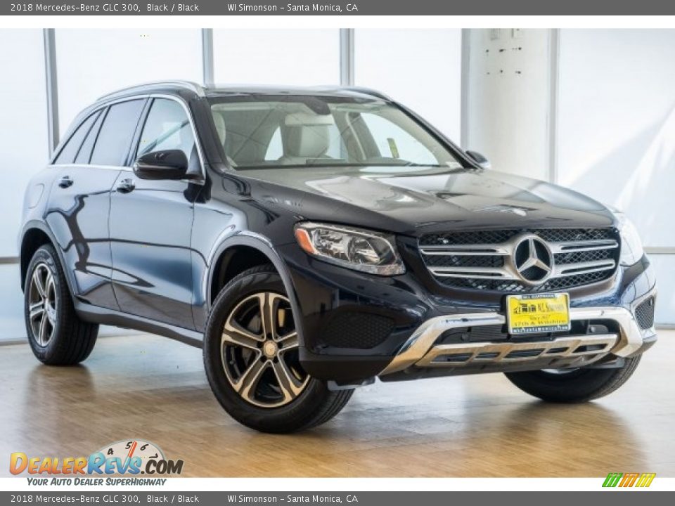 2018 Mercedes-Benz GLC 300 Black / Black Photo #12