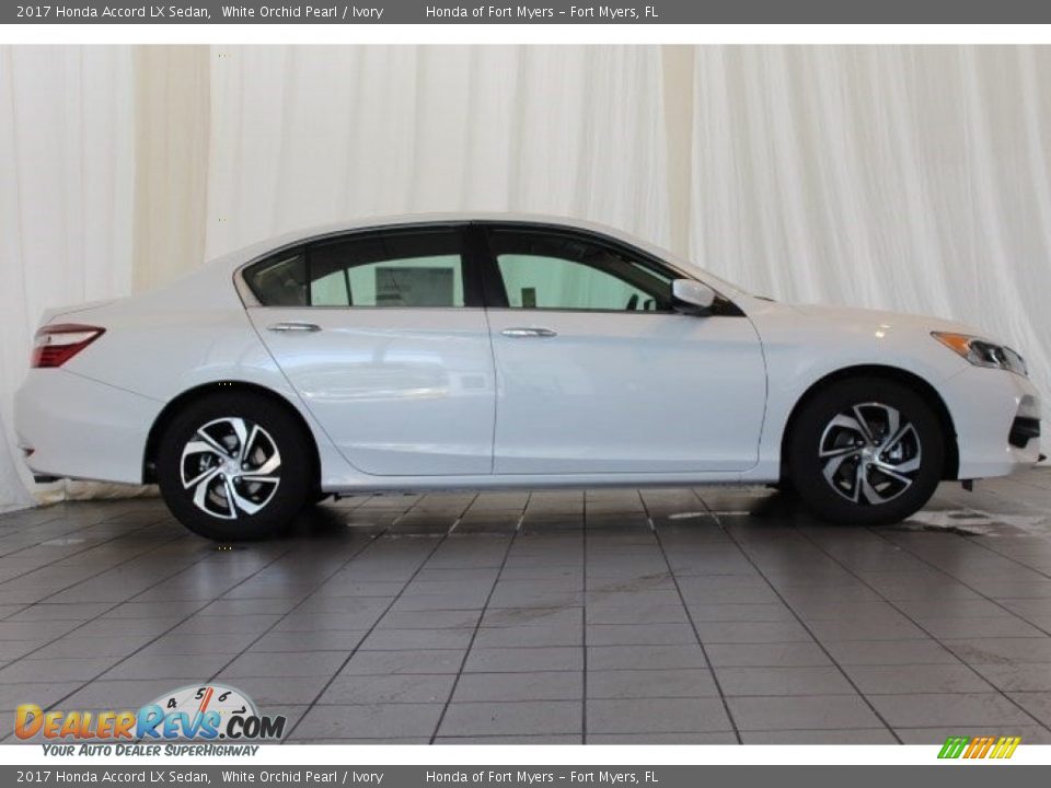 2017 Honda Accord LX Sedan White Orchid Pearl / Ivory Photo #3
