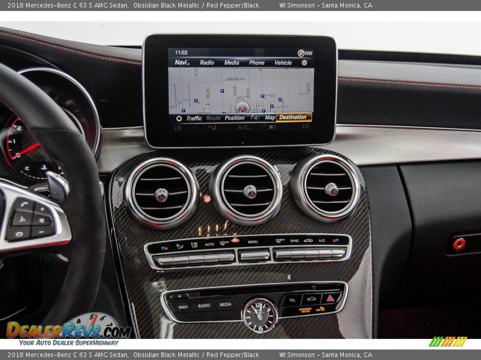 Controls of 2018 Mercedes-Benz C 63 S AMG Sedan Photo #6