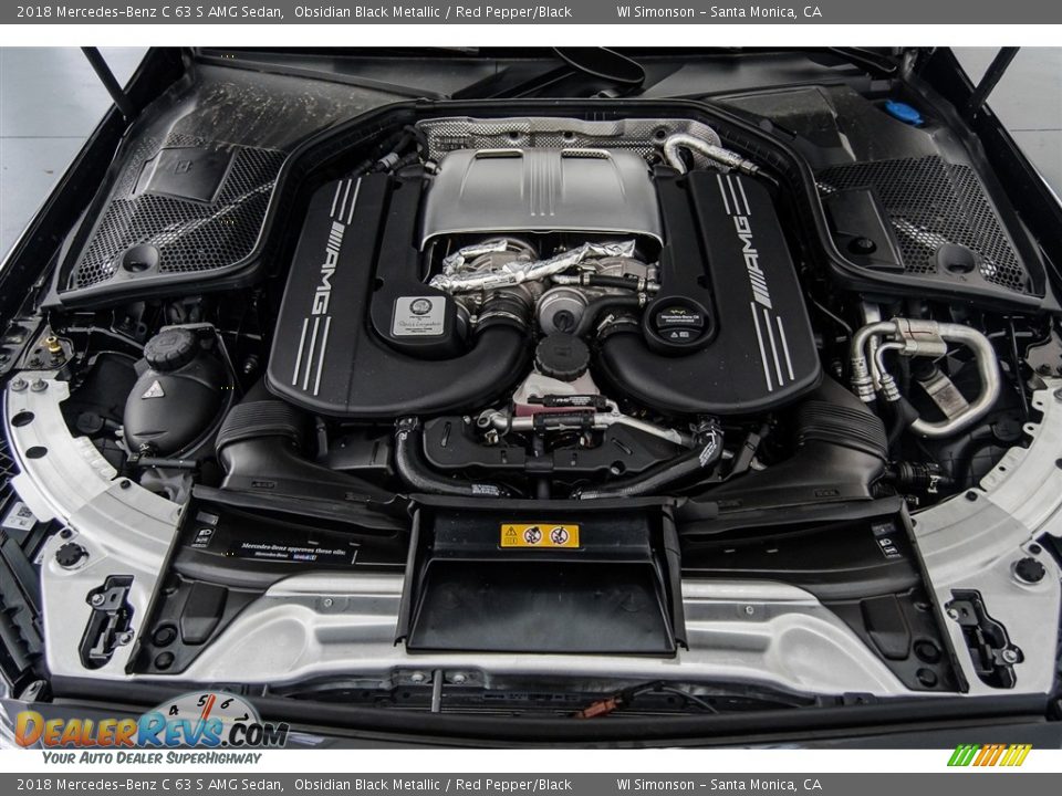 2018 Mercedes-Benz C 63 S AMG Sedan 4.0 Liter AMG biturbo DOHC 32-Valve VVT V8 Engine Photo #9