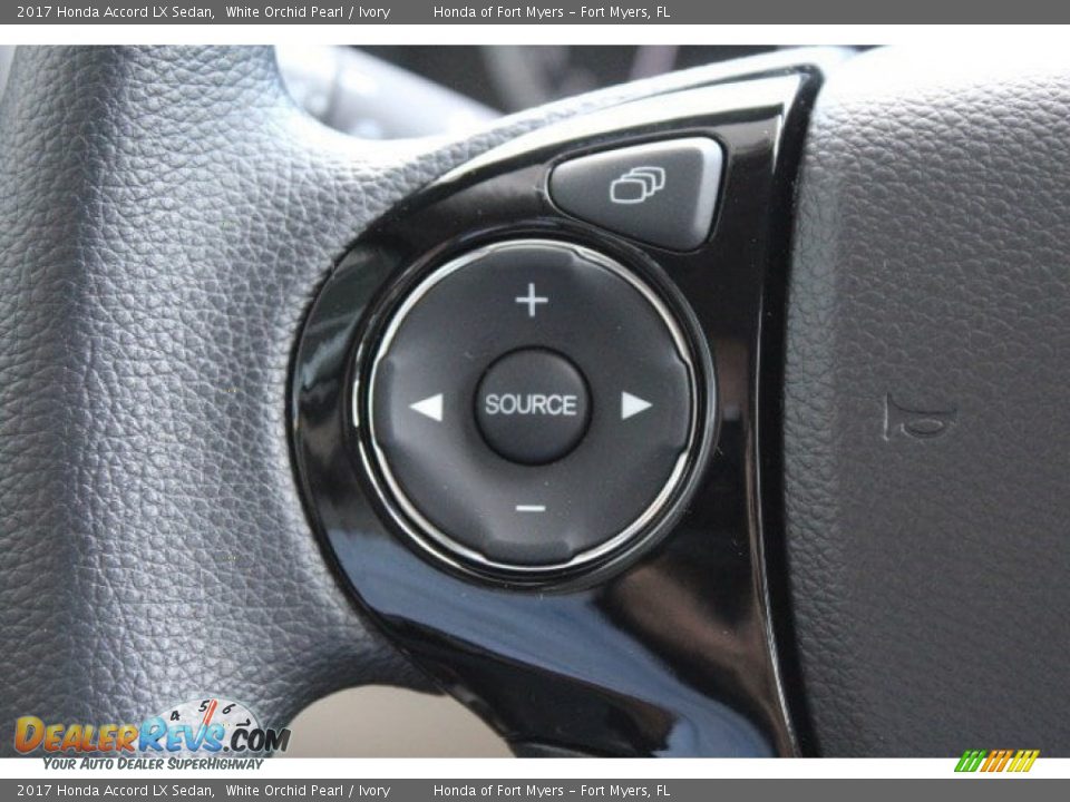 2017 Honda Accord LX Sedan White Orchid Pearl / Ivory Photo #12