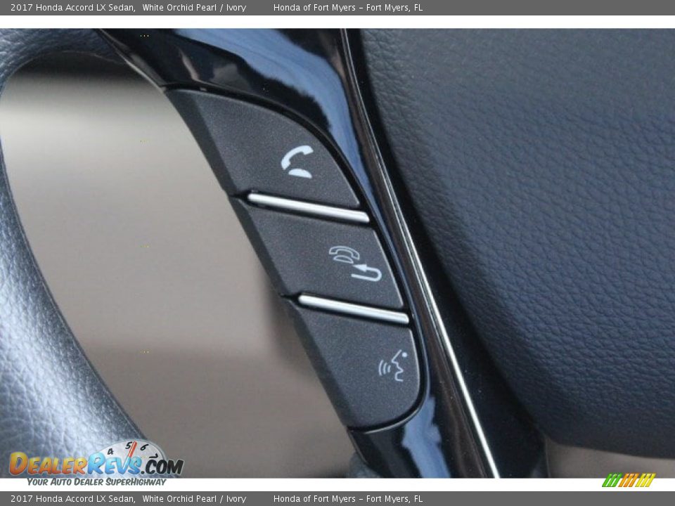 2017 Honda Accord LX Sedan White Orchid Pearl / Ivory Photo #13