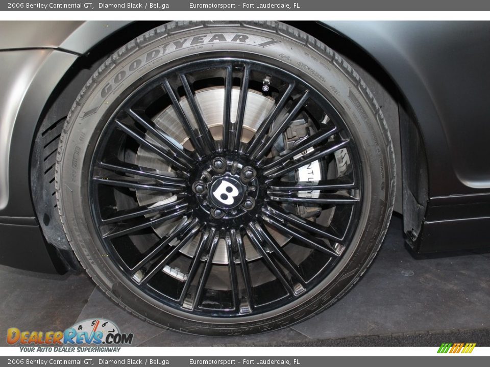 2006 Bentley Continental GT Diamond Black / Beluga Photo #30