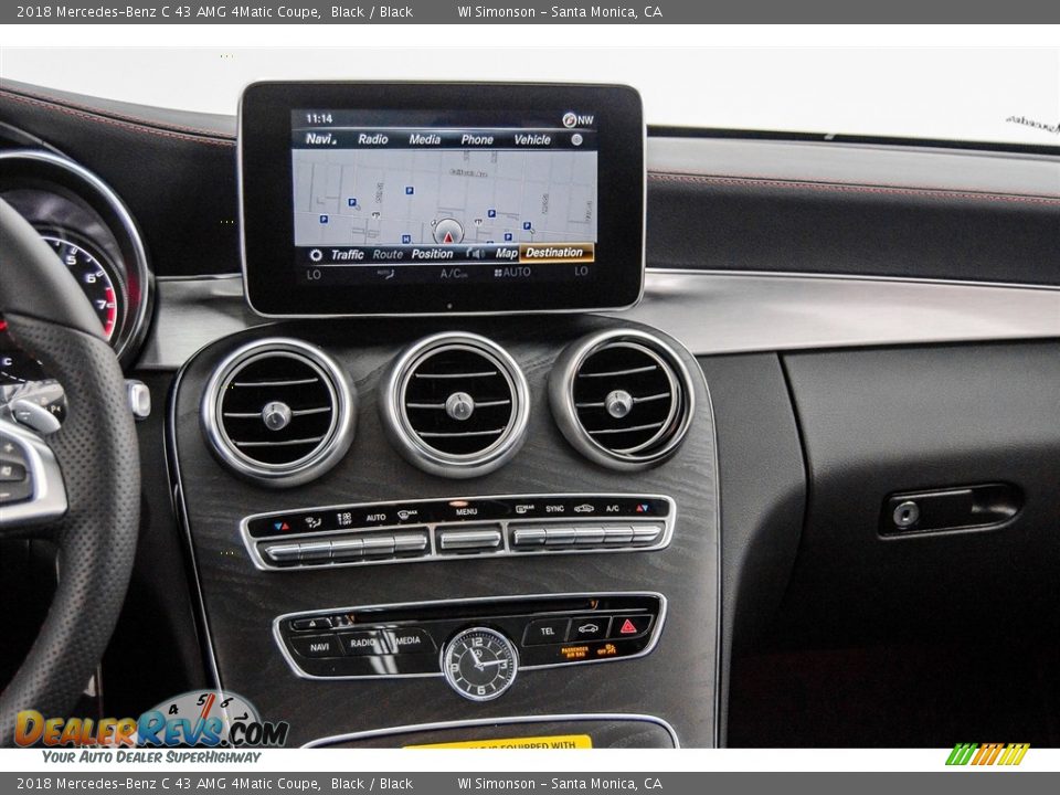 2018 Mercedes-Benz C 43 AMG 4Matic Coupe Black / Black Photo #6