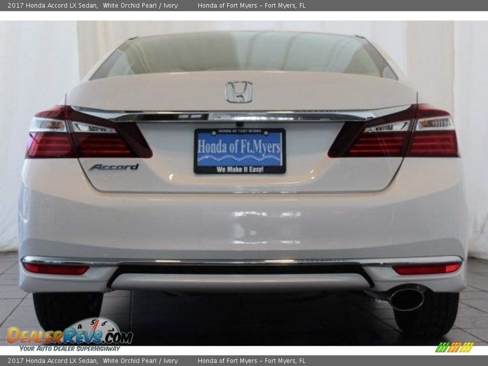 2017 Honda Accord LX Sedan White Orchid Pearl / Ivory Photo #6