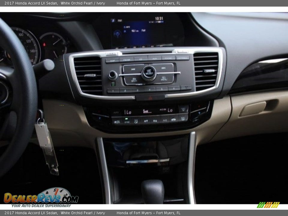 2017 Honda Accord LX Sedan White Orchid Pearl / Ivory Photo #15