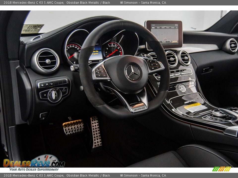 Dashboard of 2018 Mercedes-Benz C 63 S AMG Coupe Photo #6