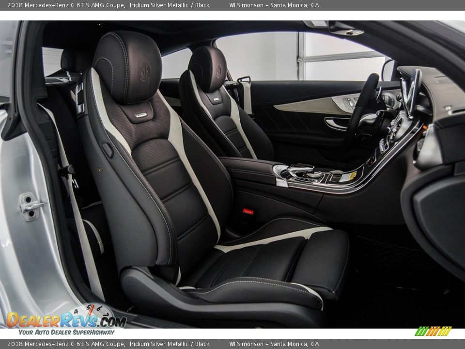 Black Interior - 2018 Mercedes-Benz C 63 S AMG Coupe Photo #2