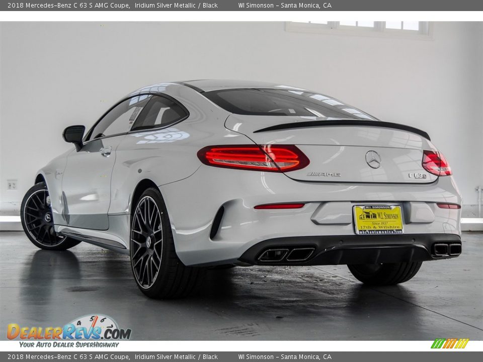2018 Mercedes-Benz C 63 S AMG Coupe Iridium Silver Metallic / Black Photo #3