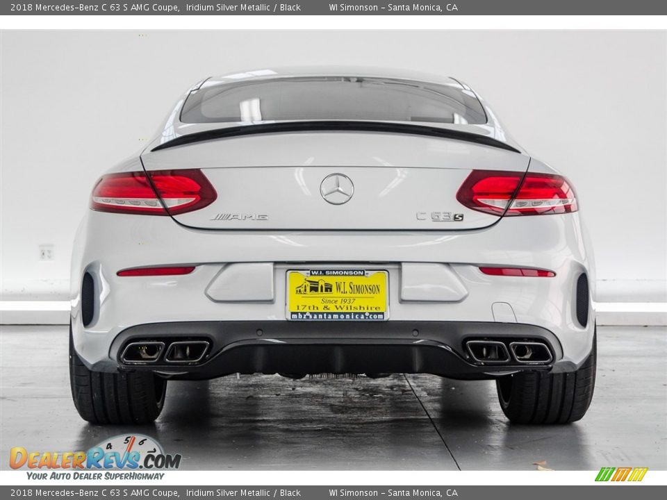 2018 Mercedes-Benz C 63 S AMG Coupe Iridium Silver Metallic / Black Photo #4