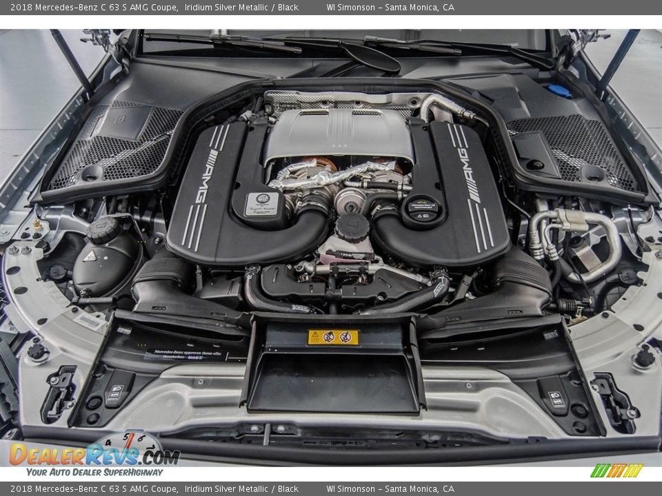2018 Mercedes-Benz C 63 S AMG Coupe 4.0 Liter AMG biturbo DOHC 32-Valve VVT V8 Engine Photo #8