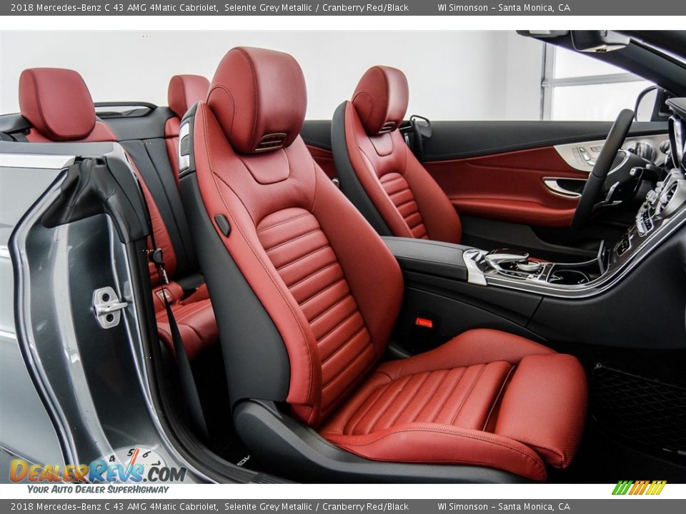 Cranberry Red/Black Interior - 2018 Mercedes-Benz C 43 AMG 4Matic Cabriolet Photo #2