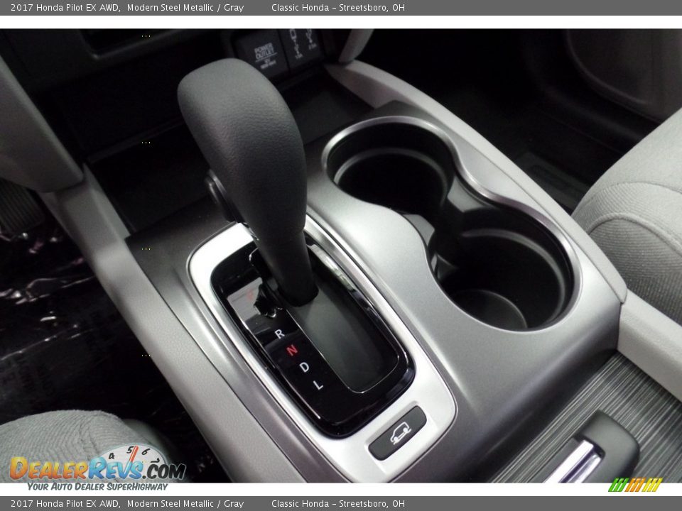 2017 Honda Pilot EX AWD Modern Steel Metallic / Gray Photo #15