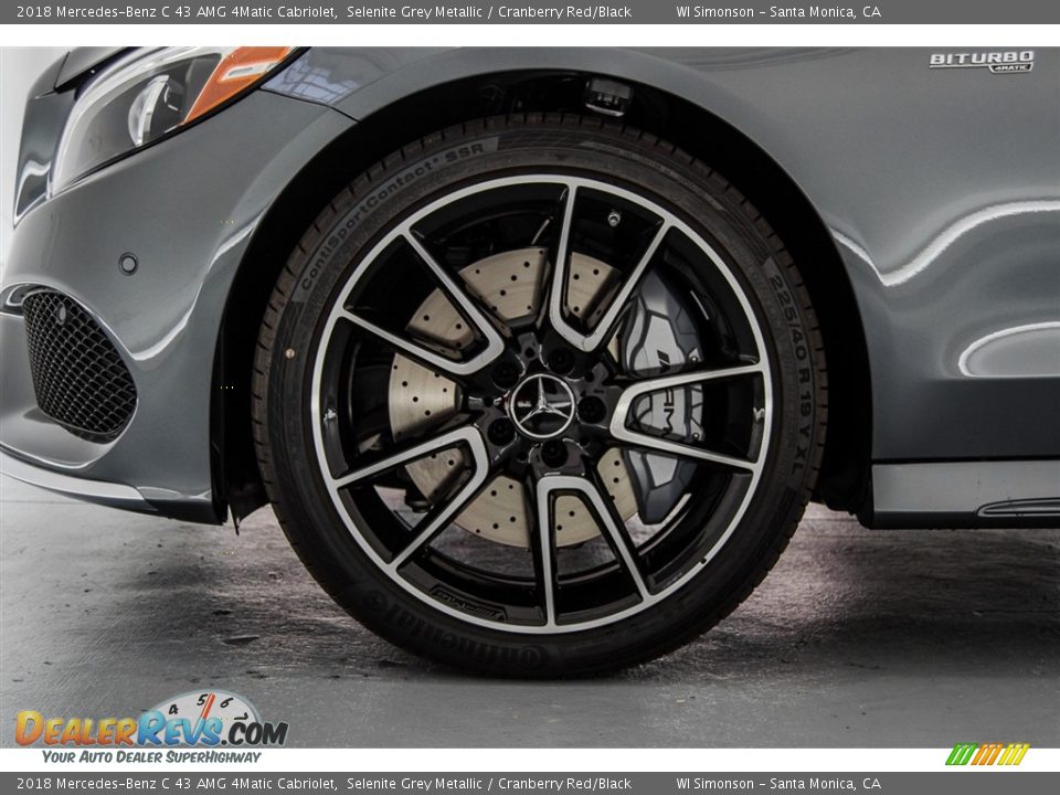 2018 Mercedes-Benz C 43 AMG 4Matic Cabriolet Wheel Photo #9