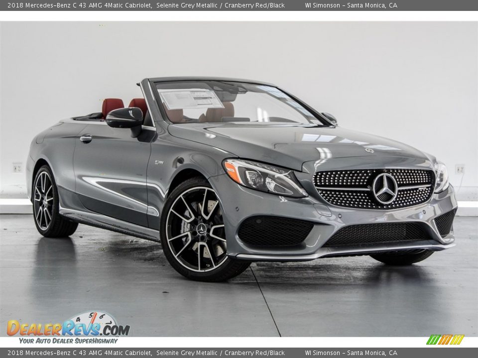 Front 3/4 View of 2018 Mercedes-Benz C 43 AMG 4Matic Cabriolet Photo #11