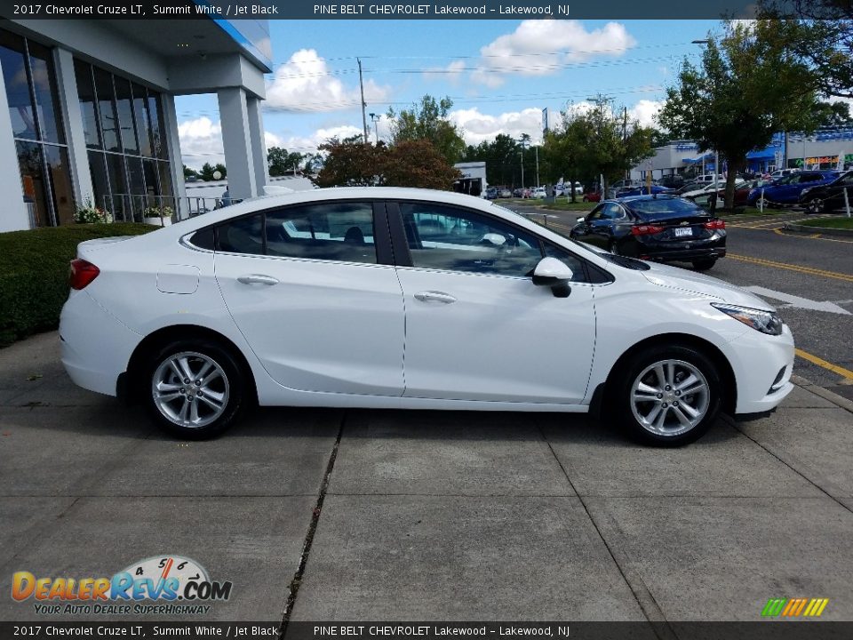 2017 Chevrolet Cruze LT Summit White / Jet Black Photo #3